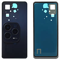 Задня кришка Infinix Hot 40 X6836 (чорна оригінал Китай зі склом камери)