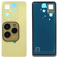 Задня кришка Infinix Hot 40 X6836 (золотиста оригінал Китай зі склом камери)