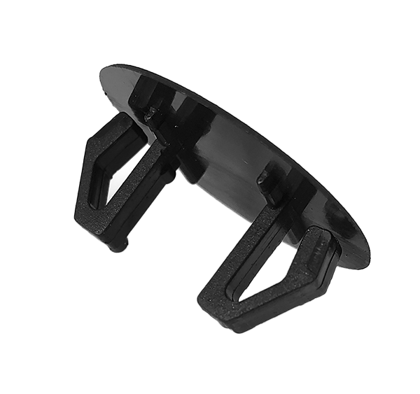 Заглушка кругла на трубу 18 мм пластикова