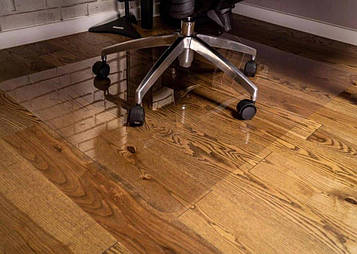 Захисний килимок під крісло 1000х1000мм (1.5мм) прозорий, підкладка під стілець Код/Артикул