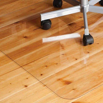 Захисний килимок під крісло 2050х1250мм (1мм) прозорий, підкладка під стілець Код/Артикул