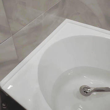 Акриловий плінтус, бортик, бордюр для ванни 2000х24х12 мм Код/Артикул