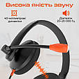 Навушники дротові MEETION HP003 Black/Orange (MT-HP003-A), фото 2