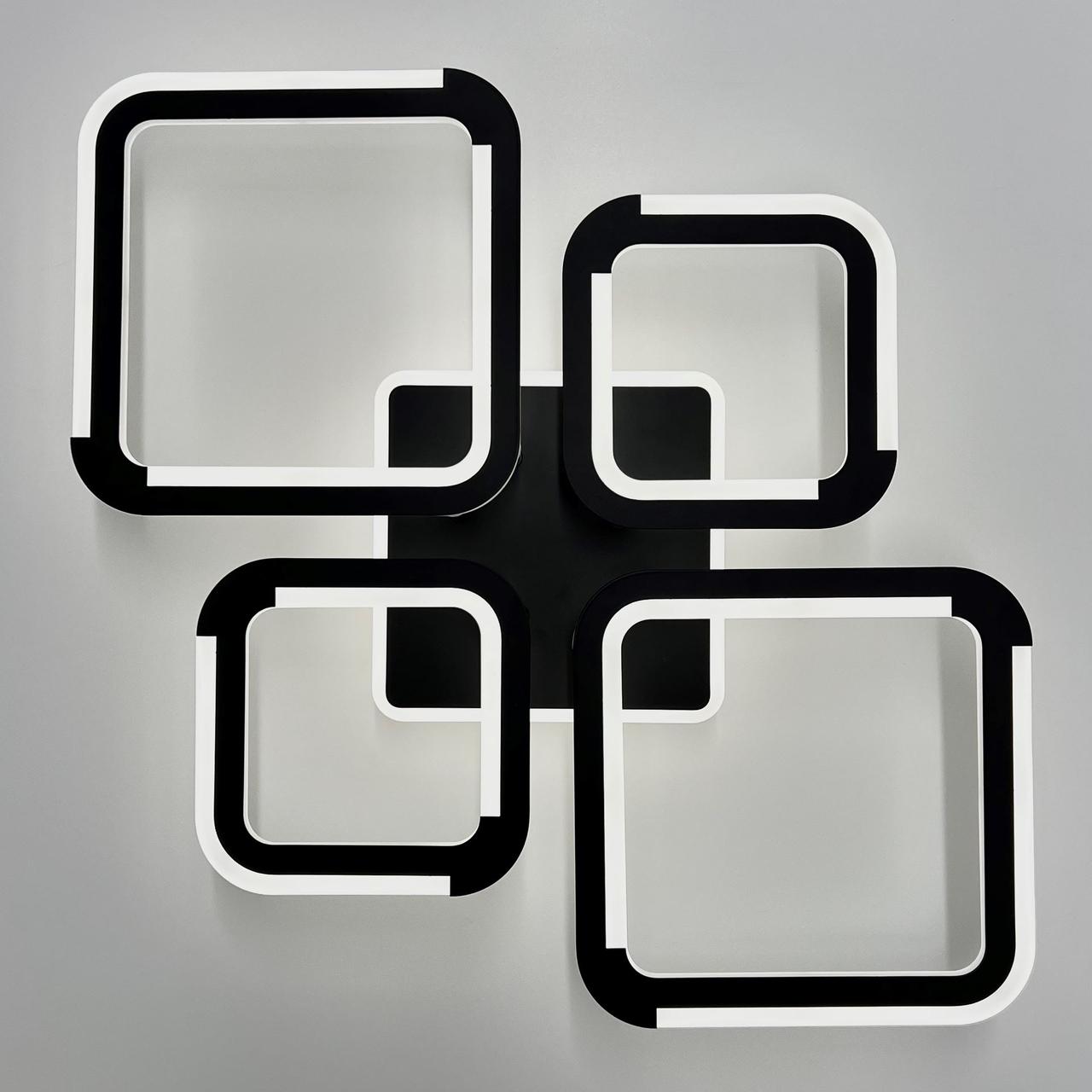 Керована світлодіодна люстра Luminaria з пультом SELENA 75W 5S BLACK