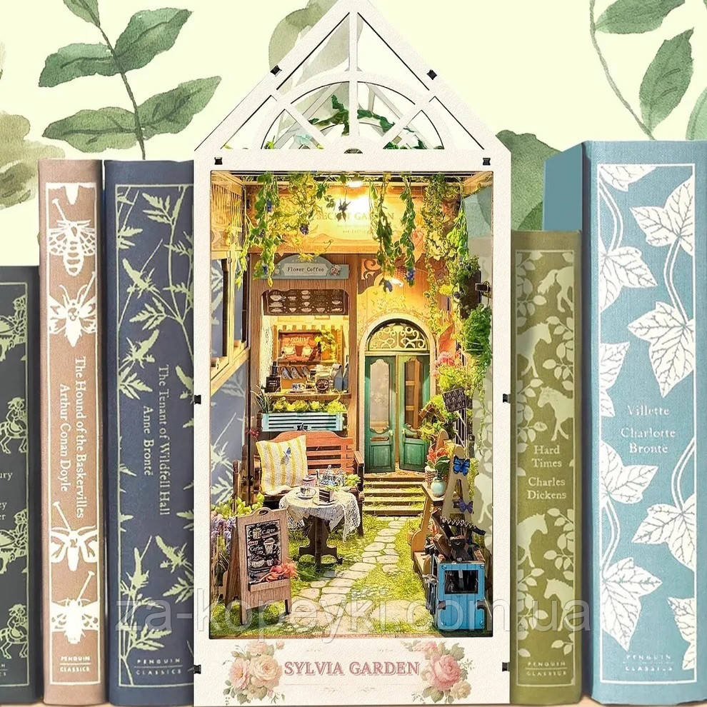 Бук Нук Сад Сальвії Інтер'єрний конструктор Sylvia Garden DIY Book Nook Kit SQ-22, фото 1
