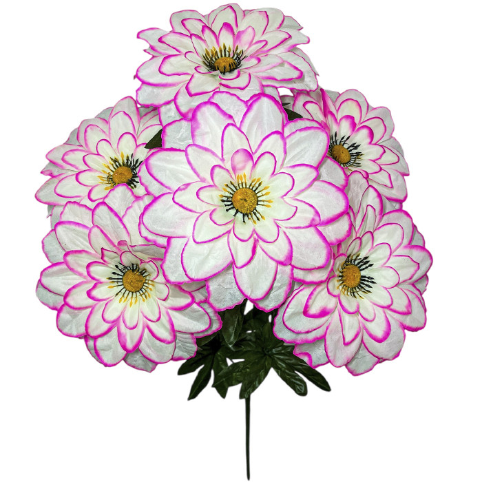 Штучні квіти букет хризантем Маргарита, 75см, фото 1