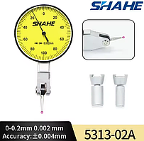 Індикатор важільно-зубчастий Тип ИРБПТ Shahe 0-0.2 mm/0.002 mm (5313-02A). Клас точності 1.