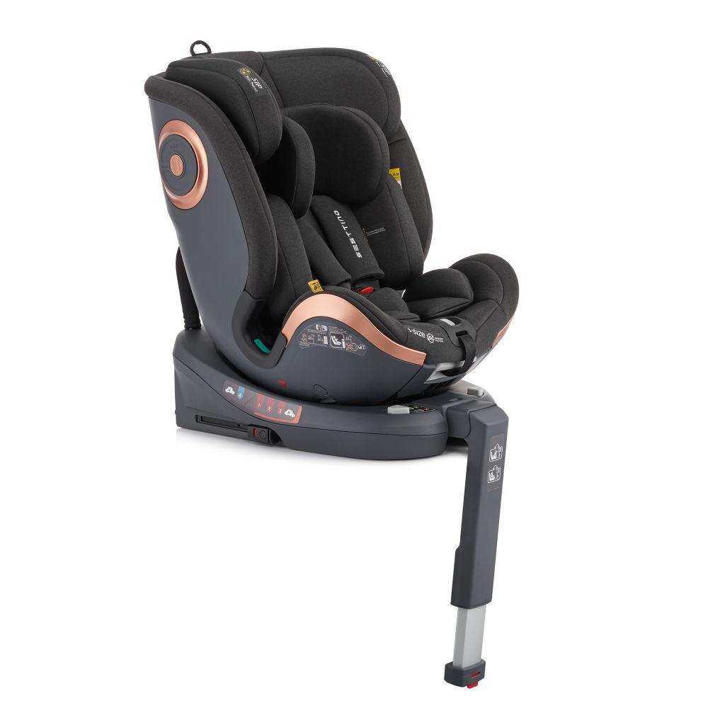 Автокрісло Sesttino Extender i-Size 0-36kg Black, фото 1