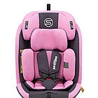 Автокрісло Sesttino Oktagon Pro Isofix 0-36kg Pink, фото 8