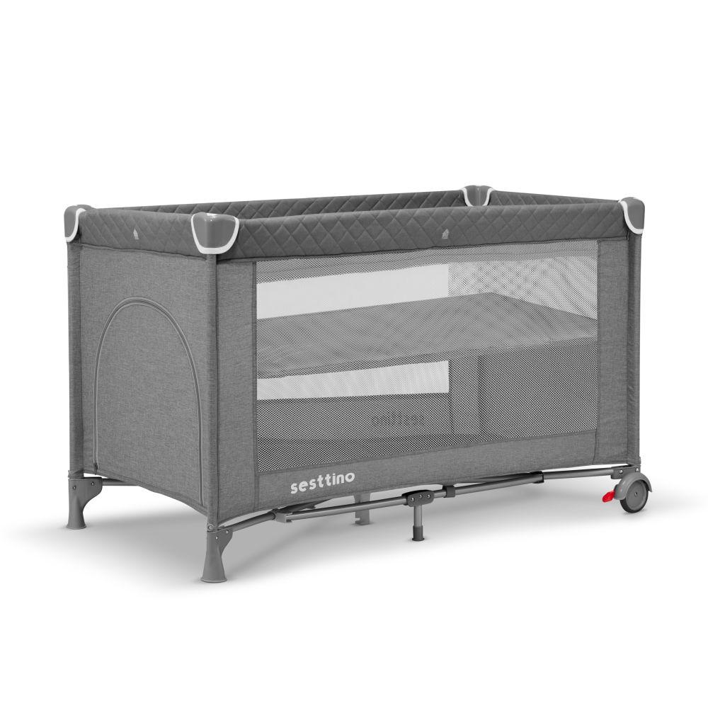 Дитяче ліжко-манеж Sesttino Lia plus Grey, фото 1