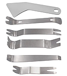 Набір інструментів для розбирання автообшивки та панелі 6 шт (нержавіюча сталь)