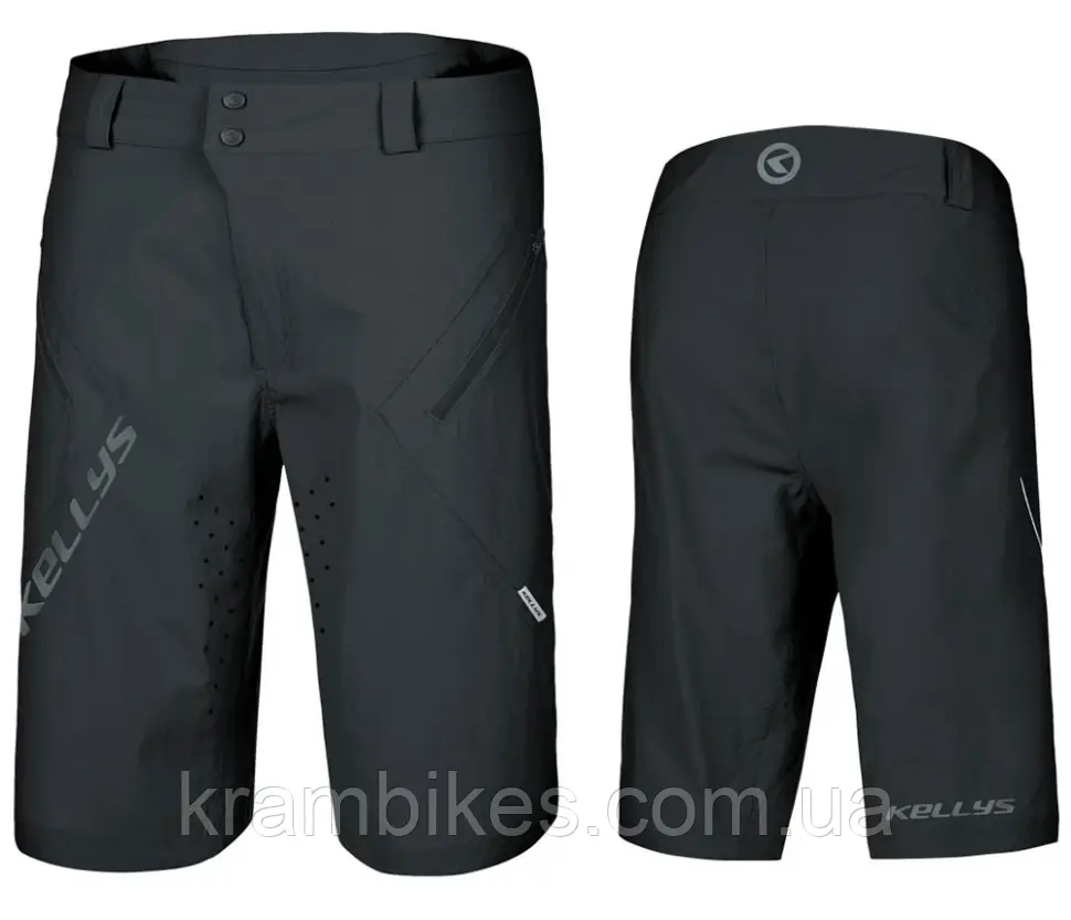 Шорти з внутрішніми велотрусами KLS Stoke чорний L