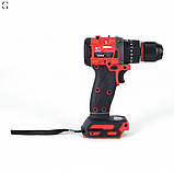 Шуруповерт Безщітковий + 2 АКБ 2Ah + Металевий патрон LAMBENT STAR 48V, фото 8