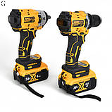 Набір інструментів DeWalt XR 36V 2в1 (шурупокрут + гайковерт, 2 аккумулятори, кейс), фото 10