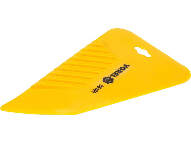 Шпатель РЕ для наклеювання шпалер VOREL 280х 165х 3-4 мм [12/120], фото 1