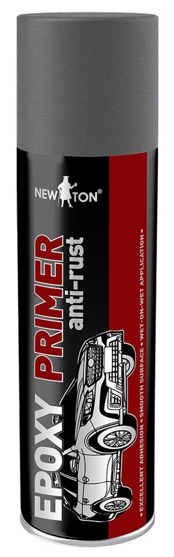 Грунт епоксидний антикорозійний New Ton, 400 мл Аерозоль Сірий, фото 1