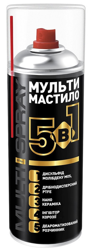 Мастило універсальне 5 в 1 PiTon Multi Spray, 400 мл Аерозоль, фото 1