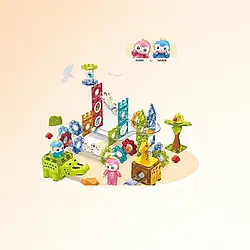 Магнітний конструктор 1100 (18/2) 104 елементи, в коробці