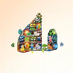 Магнітний конструктор зоопарку 90 деталей. (8800)