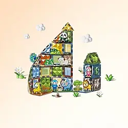 Магнітний конструктор 1103(12) у коробці на 88 деталей.