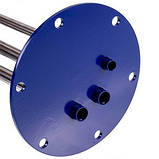 Фланець під сухі тени для бойлера Gorenje \ Tiki 482979 D зовнішній=165mm L трубок=410/412/405mm, фото 3