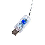 Гірлянда штора-водоспад LED 200 мультиколор USB, фото 8