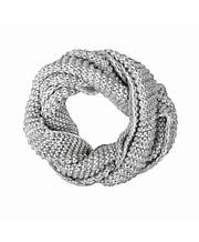 Снуд дитячий в'язаний сірий ART KNIT