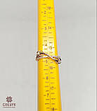 Золота Каблучка зі вставкою цирконій, фото 2