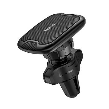 Холдер Hoco CA65 Sagittarius series air outlet magnetic car holder Black