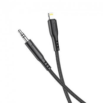 Кабель Hoco UPA18 digital audio conversion cable for Lightning Black