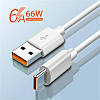 Швидка USB зарядка GaN 5V-3A, 9V-2A, 12V-1.5A, макс. потужність 18 Ватт + USB кабель 1метр Nectronix TRG-160, фото 2