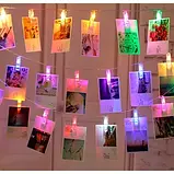 Гірлянда-нитка рищіпки 20 LED довжина 3 метри мультиколор на батарейках, фото 9