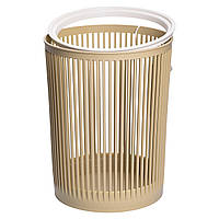 Кошик для сміття пластиковий в офіс для паперу 8 (л) кошик під сміття відро для сміття Коричневий HP-45-8OL