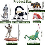 Розвиваючий набір міні фігурки Тварини джунглів і зоопарку (12 шт) від Toymany, фото 2