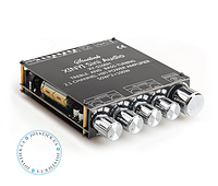 Усилитель звука 2.1 канал Sinilink XY-S100H 50Вт*2 плюс 100 Ватт выход на сабвуфер D-класс на базе TPA3116D2 - Цвет Чёрный
