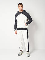 Костюм чоловічий (демісезон) 25/М615-13 S Сірий т./білий