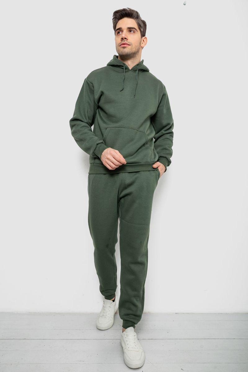 Спортивний костюм чоловічий на флісі, колір хакі, 244R9162, фото 1