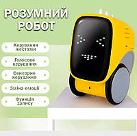 Розумний Програмований Робот з сенсорним та дистанційним керуванням Іграшка для розваг та розвитку дитини 300 мАг Жовтий