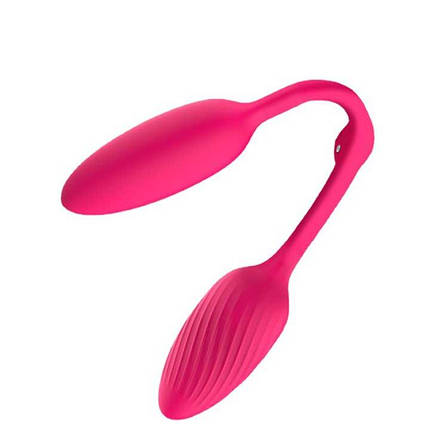 Подвійний гнучкий анально-вагінальний вібратор Pretty Love Double Egg, фото 1