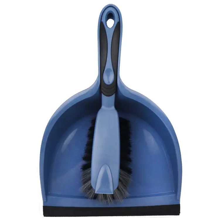 Набір для прибирання AquaPur совок і щітка блакитний (78333)