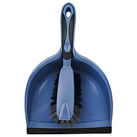 Набір для прибирання AquaPur совок і щітка блакитний (78333)