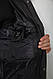 Куртка чоловіча зимова подовжена, колір чорний, 244RH76-30D, фото 8