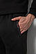Спортивні штани на флісі, колір чорний, 244R41597, фото 5