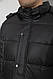Куртка чоловіча зимова подовжена, колір чорний, 244RH76-15, фото 6