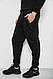 Спортивні штани чоловічі на флісі, колір чорний, 244R6120, фото 3