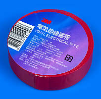 Червона ізострічка 3M 19 мм x 20 м преміум'якості