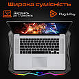 Підставка для охолодження ноутбука MEETION CP4040 Black (MT-CP4040-A), фото 6