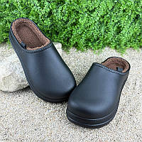 Калоші сабо чоловічі утеплені VS-0018174-1 Чорні