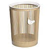 Кошик для сміття пластиковий в офіс для паперу 8 (л) кошик під сміття відро для сміття Коричневий HP-45-8OL, фото 3