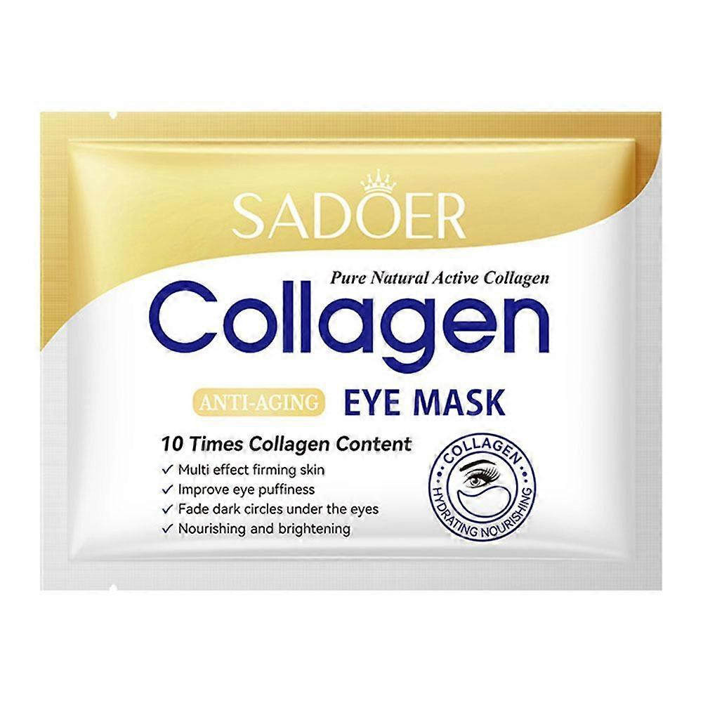 Гідрогелеві патчі під очі SADOER Collagen Multi-Effect антивікові, зміцнюючі 7.5 г, фото 1